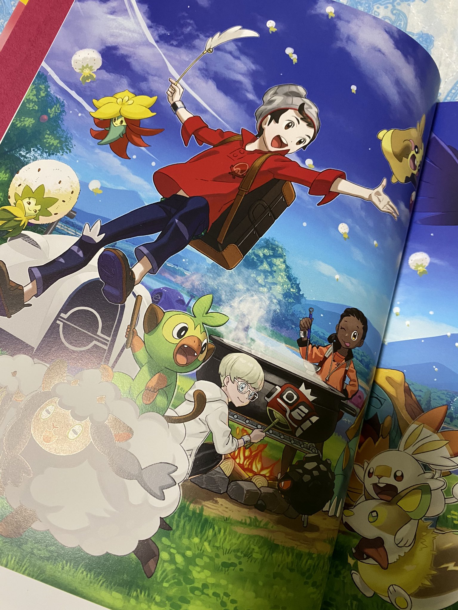 Twitter पर Taka まだポケモン剣盾の設定資料集を読んでいなかったので 開封した 癒されるなあ ポケモン ポケモン剣盾