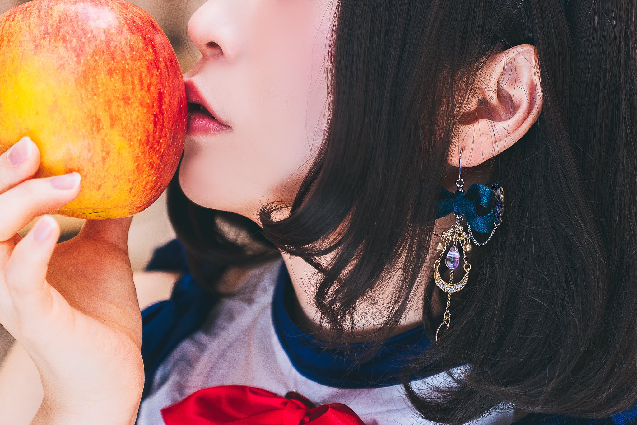 画像,白雪姫🍎　×   @mayla_classic とってもピアス可愛かった…❤️#体温が2度あがる https://t.co/pYQnwokzqj…