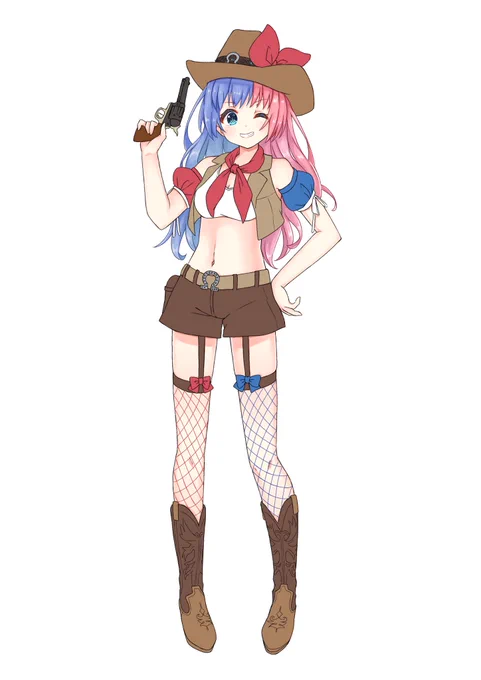 ウエスタンガール・レリオ
#おめシス 