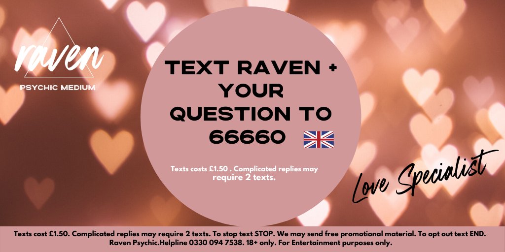 ravenpsychic_'s tweet photo. Question on life, love, relationships or career ? Text Raven + your question to 66660 and get answers quickly. Texts cost £1.50 plus phone company access charge. Uk service #Ravenpsychic #Psychicmedium #Textreading #livepsychic #lovereadings #SundayThoughts #sundaymorning https://t.co/IfLOy8Jq8a