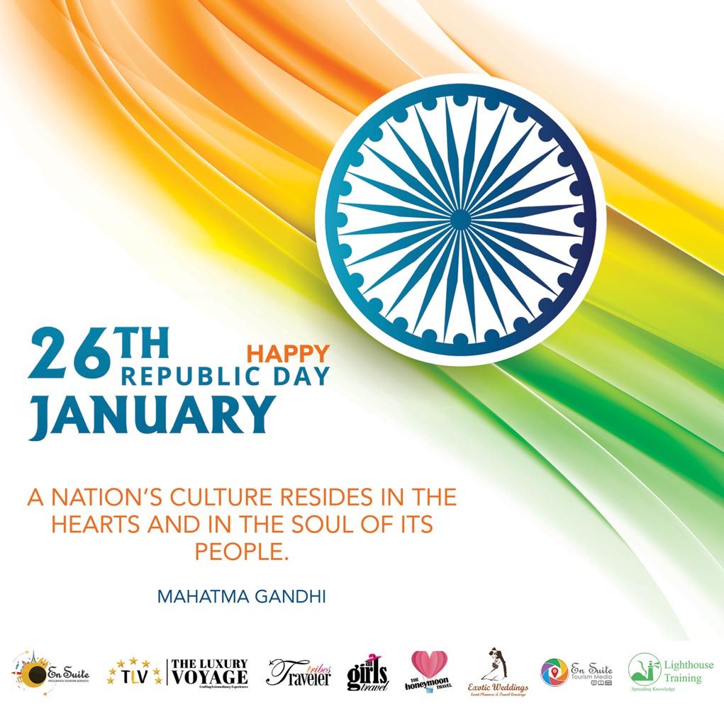 AllGirlsTravel's tweet photo. Happy Republic Day
.
.
.
.
.
.
.
#EnSuiteGroup #EnSuiteTourism #India #RepublicDay #Holidays #TheLuxuryVoyage #TravelerTribes #AllGirlsTravel #ExoticWeddings #TheHoneymoonTravel #GAPT #LighthouseTraining #EnSuiteTourismMedia https://t.co/aDQEj1pPz7