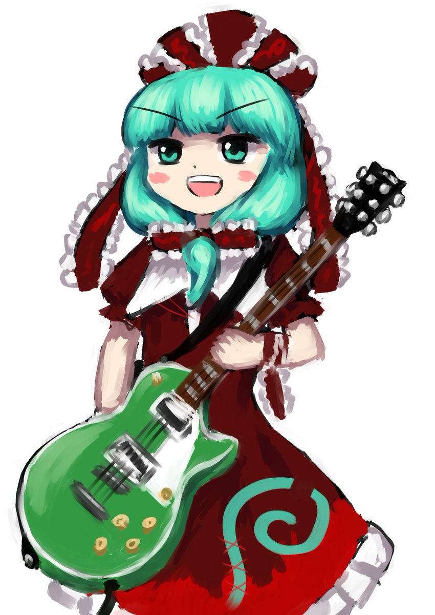 鍵山雛 「ギタリスト鍵山 」|ライトアス🍄輝神祭 大4のイラスト