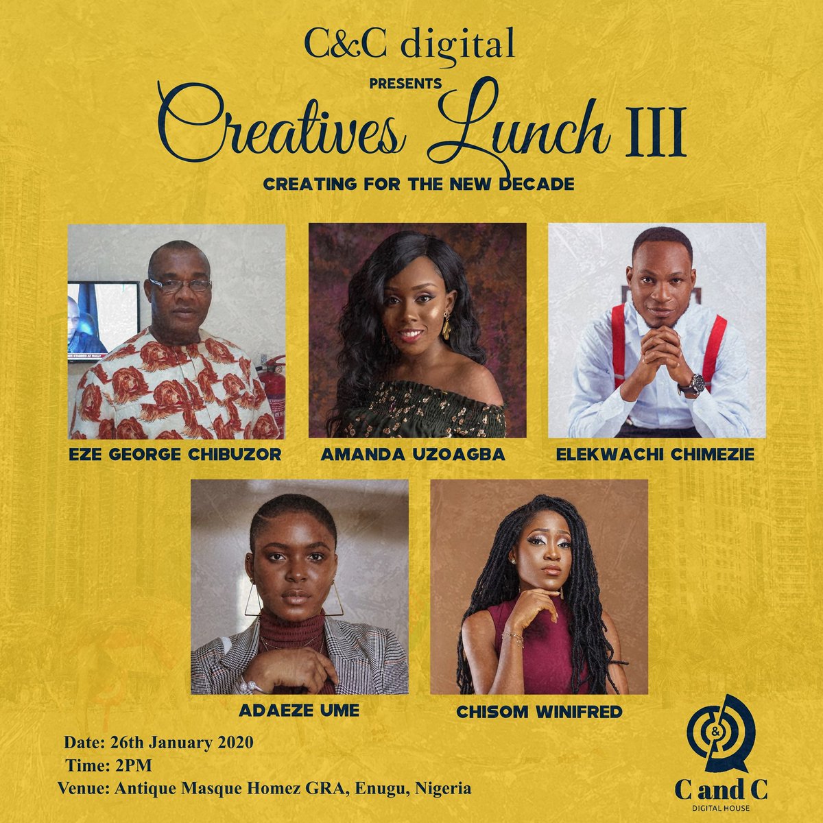 mandyuzoagba's tweet photo. I will be teaching how to protect your content as creative today at the Creative Lunch powered by C &amp; C Digital. I &amp; other conversation directors will be guiding the conversation &amp; answering your questions.

Looking forward to chilling with creators today 🖤 #lawtwitter https://t.co/Sih1QMnG90