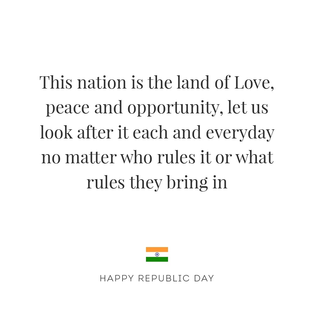 Happy republic day!

#RepublicDay2020