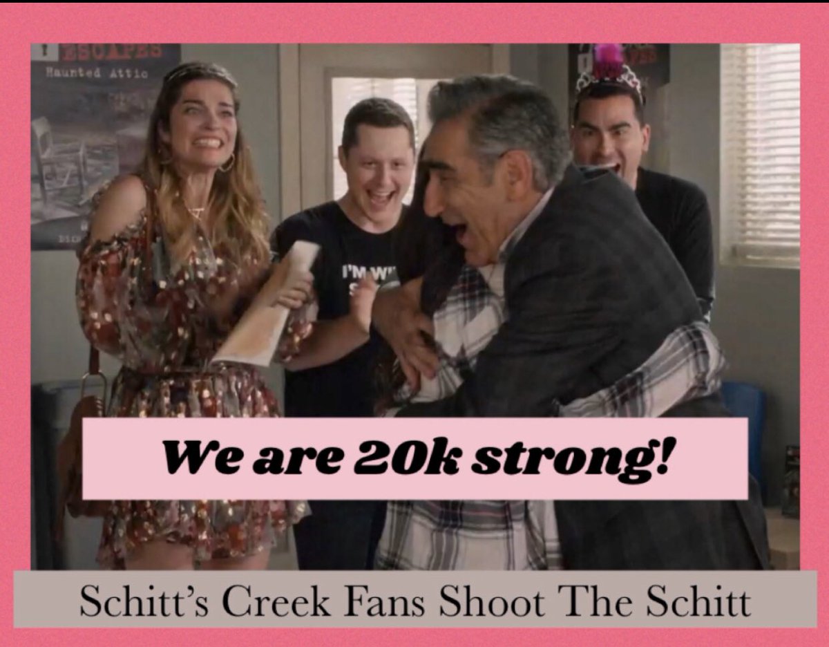 schittcon's tweet photo. Have you joined our group? If not what are you waiting for? #SchittsCreek https://t.co/WvMJNqLwjS