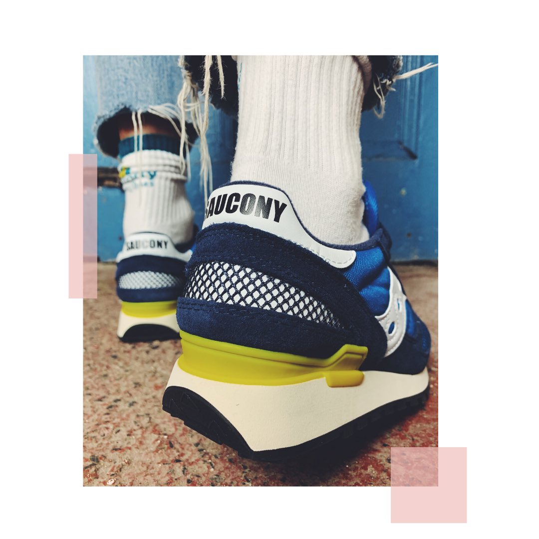 _SecondStore's tweet image. Gotta work those angles 💙 like you mean it 💛
Saucony Shadow Ogs in Navy Blue Yellow
(they’re also in the sale - praise be!)