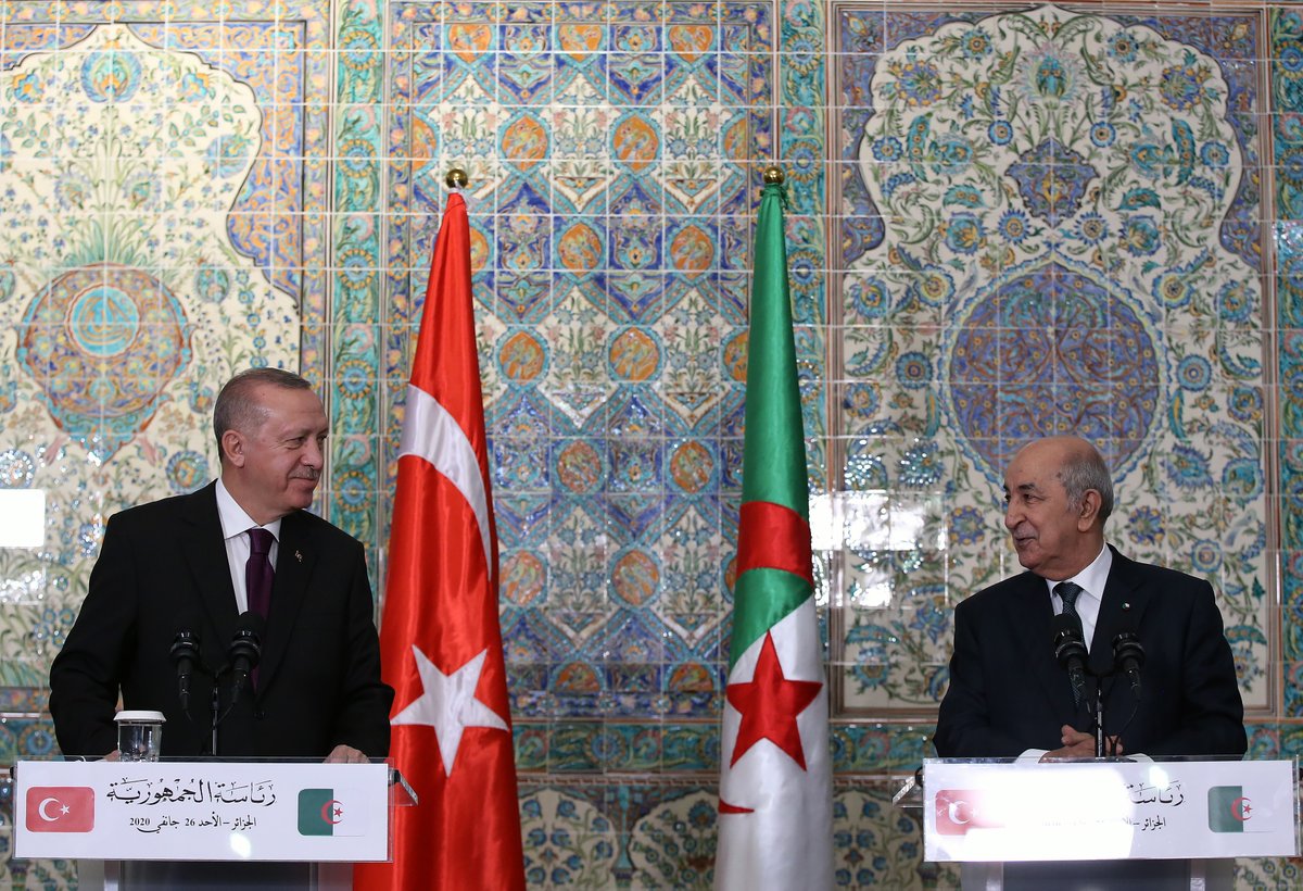 tcbestepe's tweet photo. Cumhurbaşkanı Erdoğan, Cezayir Cumhurbaşkanı Tebbun ile ortak basın toplantısı düzenledi 
https://t.co/yIHh55913H https://t.co/TaEpIcIGkn