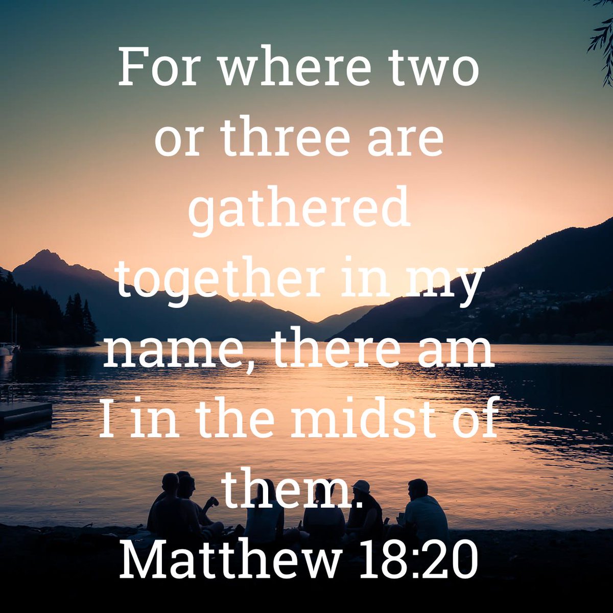 majones317's tweet photo. For where two or three are gathered together in my name, there am I in the midst of them.
Matthew 1…
https://t.co/HsU3ga7AjF https://t.co/8iuPkICS2G