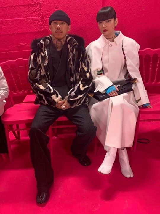 クチュール取材】ショーに来場していたラッパーのKOHHさんと秋元梢さん