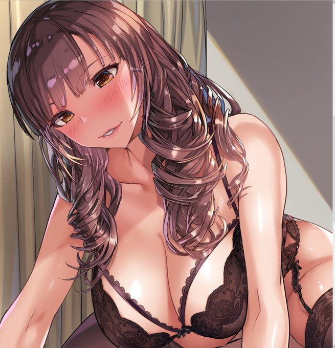 基本は大体塗れた。男は後で……
ブラは取り外したやつも塗り済み。
こういうねじねじ髪の毛塗るのも描くのも好きだなー
後は差分とかだっ! 