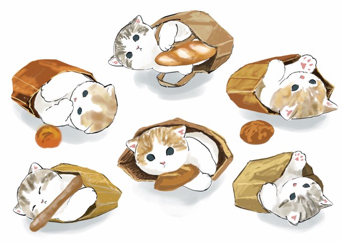 「にゃんこ春のパン祭り」 illustration images(Latest))