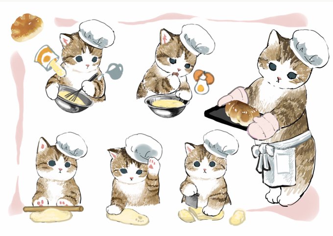 「にゃんこ春のパン祭り」 illustration images(Latest))