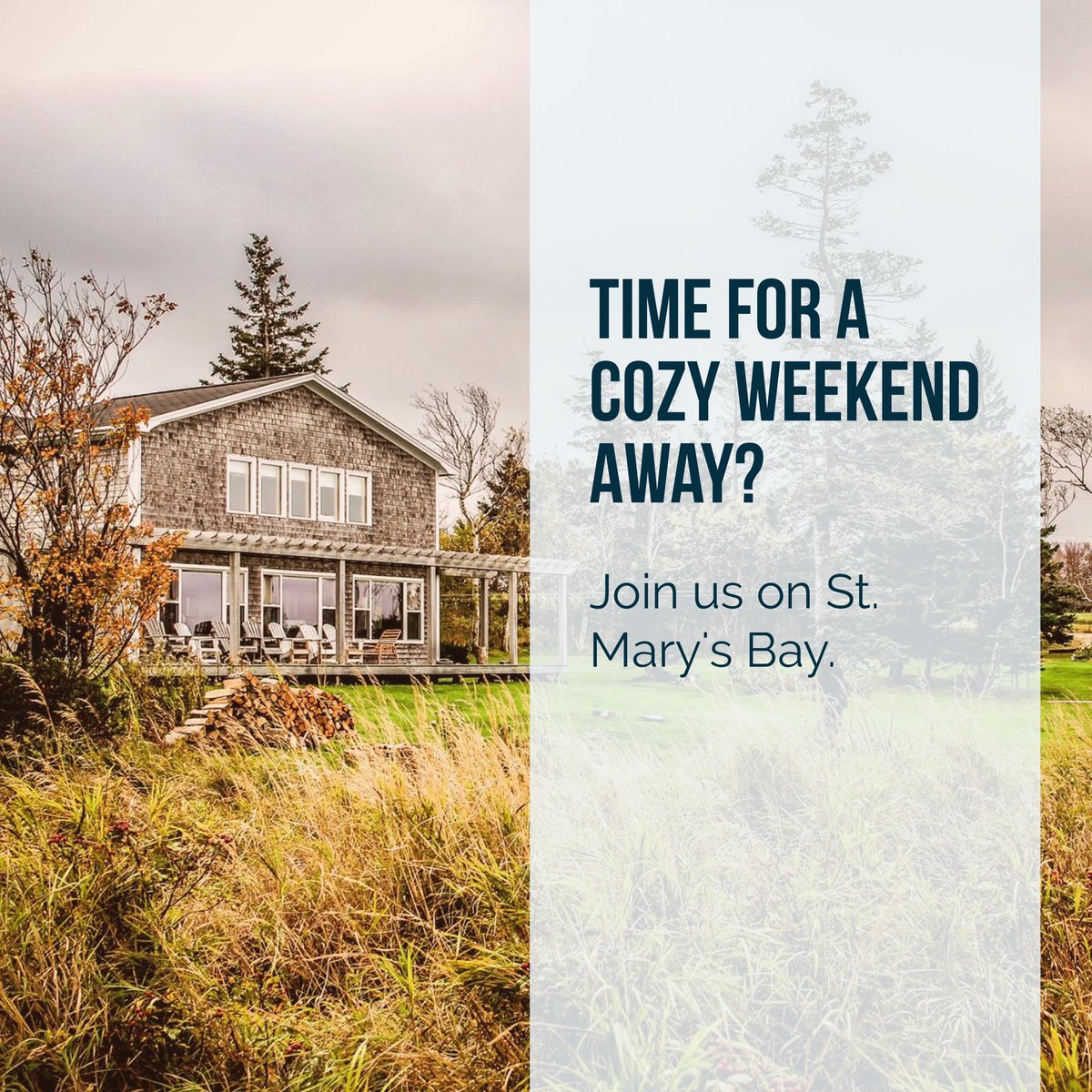 baysidecottages's tweet image. Time for a winter break? Come enjoy the view and the quiet at Bayside! #winterbreak #weekendaway #getawayweekend #stmarysbay #visitnovascotia #wintergetaway