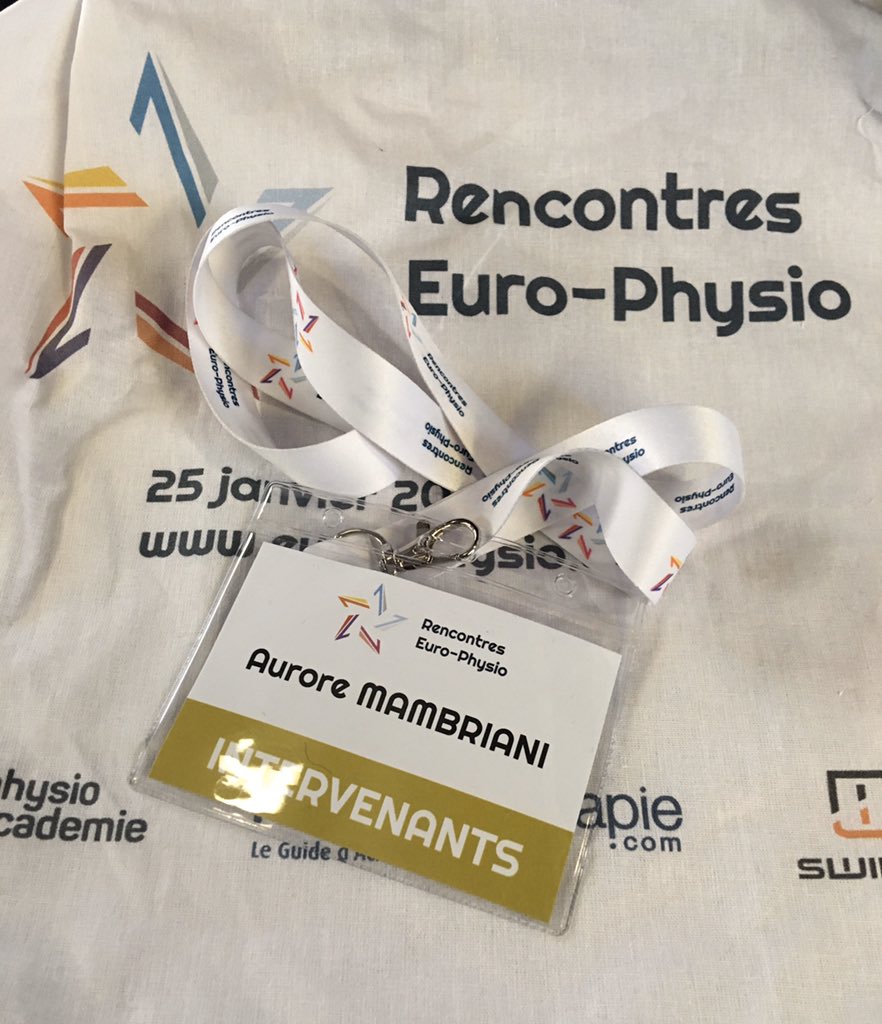 AuroreM_Physio's tweet photo. Vivement les #REP2022 ! 😃
J’aime toujours autant ces moments de congrès pleins d’émulation et de nouveaux projets ! 😃 https://t.co/XvmG1r7VRp