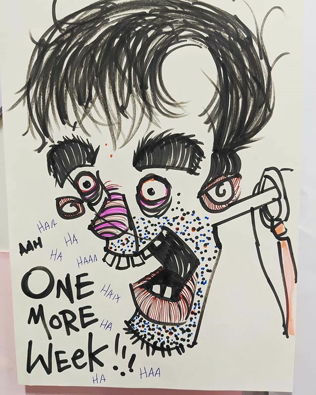 antharding's tweet image. Thanks for the portrait Gripper. 😆 One week to go indeed! ift.tt/3aHkqY8