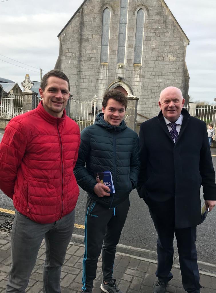 jackiecahillff's tweet photo. Thanks to @TimmyHammersley and @JamesHammersley for coming out to help with our canvass in Clonoulty.
Jackie
#votebackjack #Tipperary #Irelandforall #GE2020 https://t.co/oYZ92ECttk