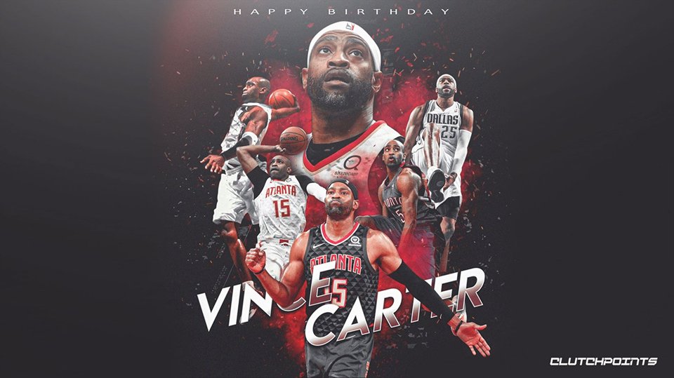 Join us in wishing Vince Carter a happy 43rd birthday!   TrueToAtlanta 