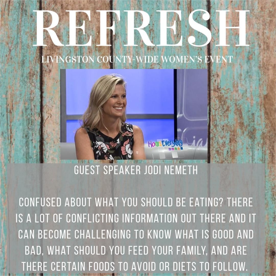 ventureon59's tweet photo. Want to take the stress out of meal planning and bring joy back in to meal time? Join us February 1st as Jodi Nemeth will help us focus on what is important when it comes to our health. Deadline to register is THIS Tuesday so sign up on the link below!

https://t.co/trpW3o7864 https://t.co/gC0nVEghhj