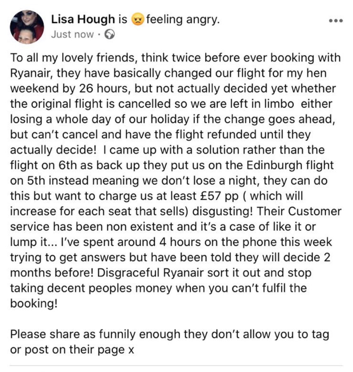 adele052's tweet image. Ryanair sort it out!! Ridiculous customer service! Take the money but can’t fulfil the service! @Ryanair