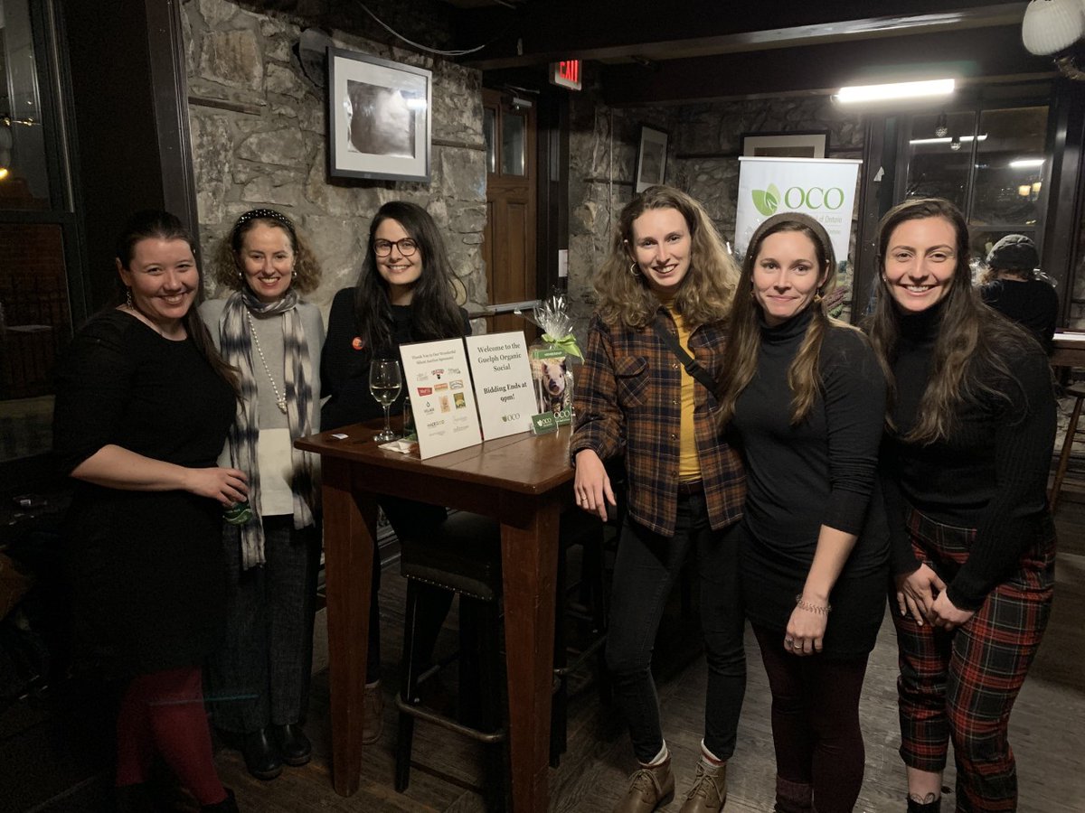 CanadaOrganic's tweet photo. The Guelph Organic Social was so much fun! It's always nice to connect with folks in the industry outside of the conference setting. Here's some of the @CanadaOrganic and @orgcouncil team that helped put the event together @GuelphOrganic #goc20 💚 https://t.co/DtvXyGvfMn