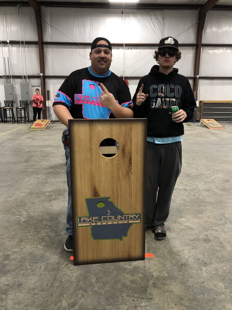 Took down the East Dublin tourney with <a href="/NWootwn/">Noah Wooten</a> yesterday. Ready for the <a href="/iplaycornhole/">American Cornhole League</a> National in Ft Lauderdale this coming weekend.