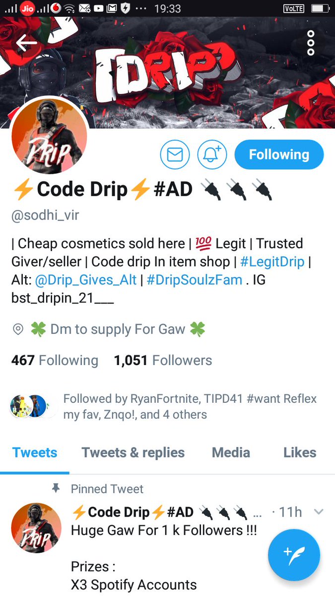 TheproTejas's tweet photo. @tipd41 @StephenSudarsan I want this skin because the skin is looking sweat this will match to my character and i want this so much. https://t.co/rfBXMKEyfE