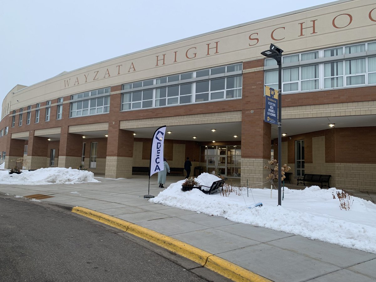 Excited to be judging at <a href="/DECAInc/">DECA Inc.</a> at the district level this morning!