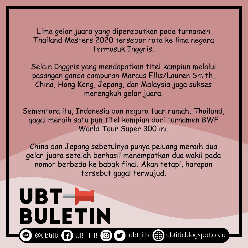 Unit BuluTangkis ITB tweet media