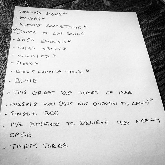 GarethEsson's tweet photo. All the songs I want to release over the next year or so. Some old, some new.
-Which one are you looking forward to? https://t.co/fHjvk9G6gW https://t.co/Sx4mCYZpai