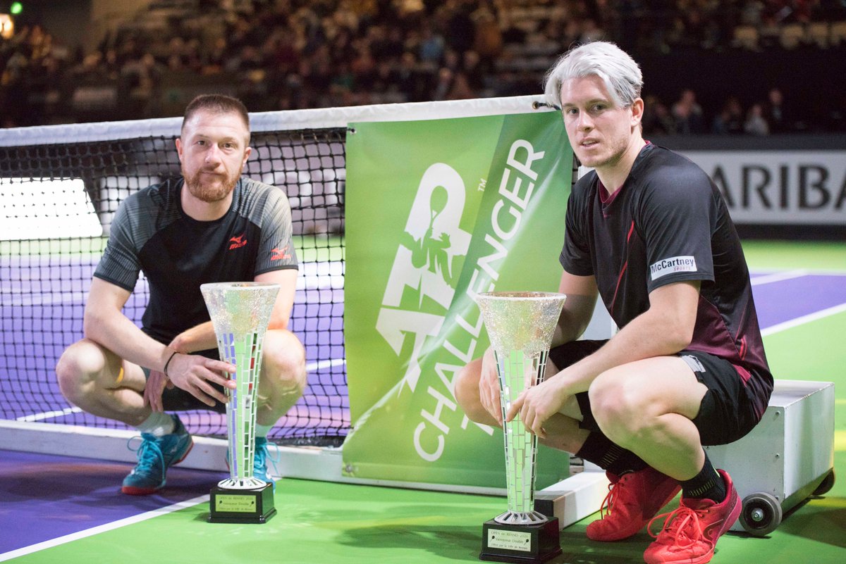 OpenBlotRennes's tweet photo. 🎾 #OBR20 🎾 Antonio #Sansic et Tristan-Samuel #Weissborn remportent le tournoi de double de l'@OpenBlotRennes 2020. Ils dominent en finale la paire #Gabashvili/#Lacko 7/5 6/7 10/7. @ATPChallenger https://t.co/pSjWqlQaWD