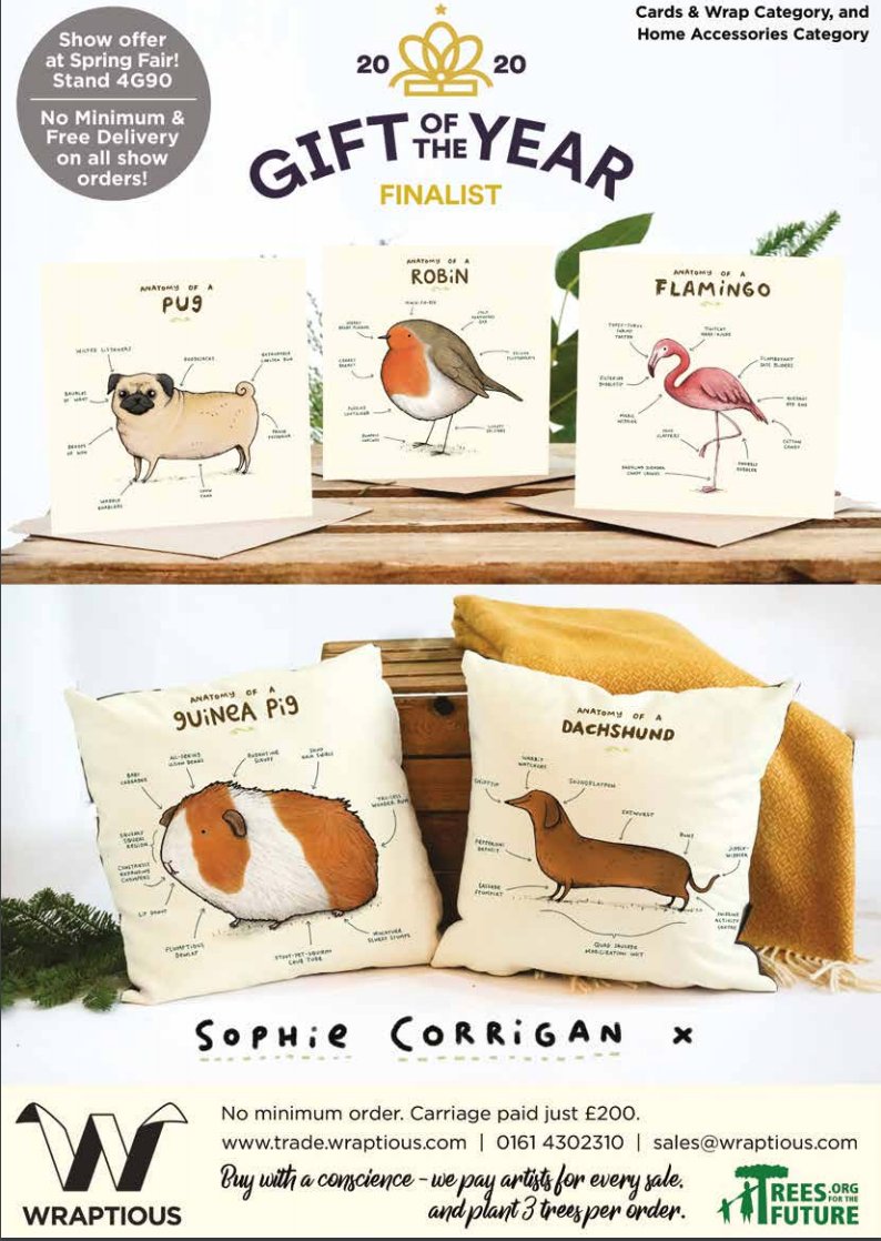 more lovely products to see in Gfit Focus magazine from
<a href="/Wraptious/">Wraptious</a>  swing by <a href="/SpringAutFair/">Spring & Autumn Fair</a>
Award winning creative community &amp; gift shop, supporting artists. We wholesale too.