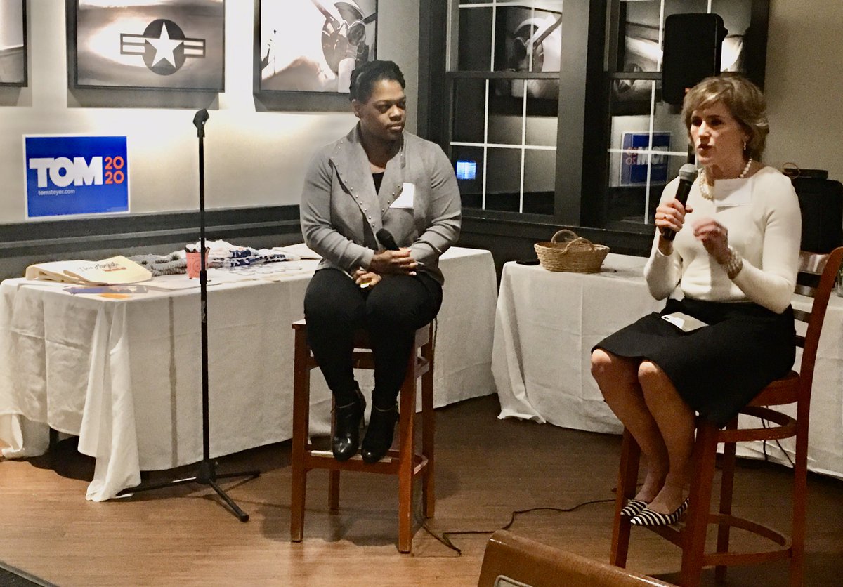 FerTreMar's tweet photo. Last night #KatTaylor rocked the house with Hello S.I.S.T.A.H members in #Portsmouth #NH She shared her amazing story and her commitment with @TomSteyer to make the world a better place. @TomHQ #EarlyStates #FutureFirstLady https://t.co/HjA7C3yF4y