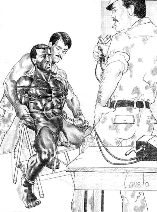 Gay vintage pool torture