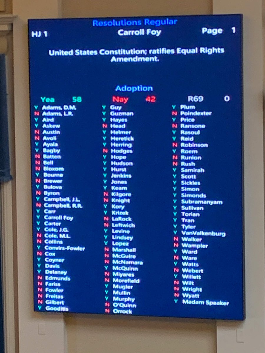 VoteEqualityUS's tweet photo. When you tell your children and grandchildren the story of Virginia’s special place in #ERA history, which side of equality will you be on?
#VAratifyERA https://t.co/vLhcIQ6mCU