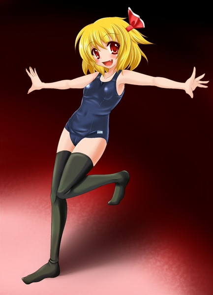 今まで描いたルーミアちゃんの絵 