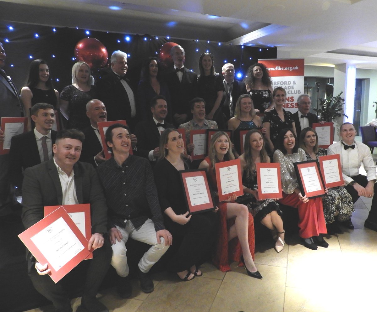FLBClub's tweet photo. #FLBClub Awards cannot go ahead without sponsors, so here is a little snap of the sponsors mingling happily with the winners and runners up. Thank you all. https://t.co/rRcKqlIZXW