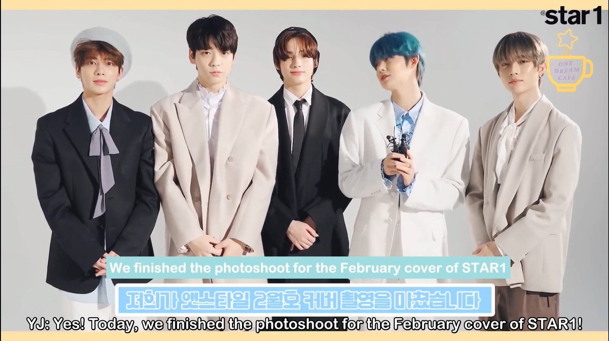 ONEDREAM_Cafe's tweet photo. [ENG SUB] TOMORROW X TOGETHER - STAR1 2020 February Cover Filming Sketch by ONE DREAM Cafe

🌟 https://t.co/0loDhULTjZ

@TXT_members @TXT_bighit
#TOMORROW_X_TOGETHER

cr. yeonjunsoda, jungkookmori https://t.co/tcmFAGOb94