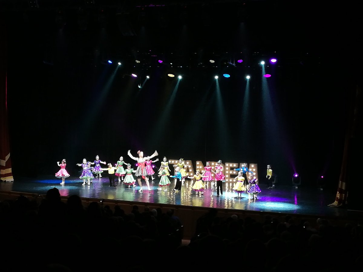 My daughter's perform on the stage