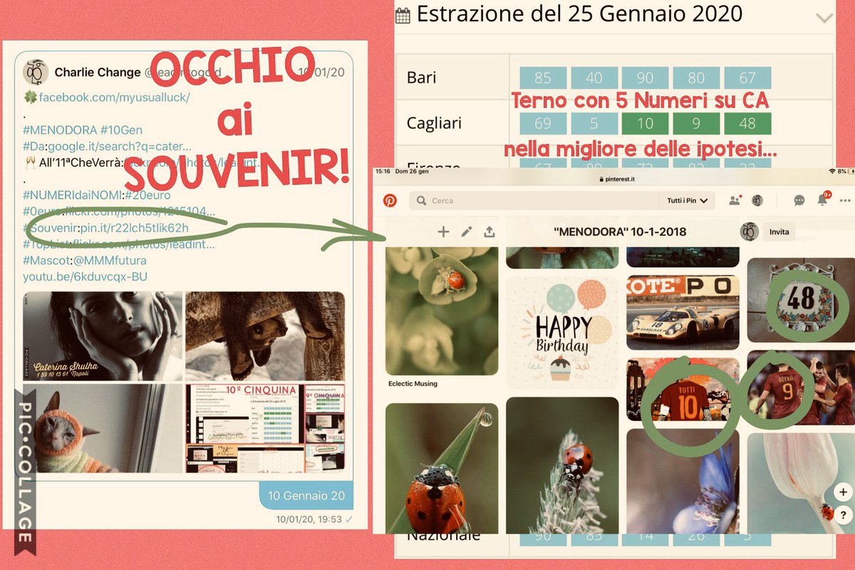 leadintogold's tweet photo. 🍀https://t.co/4tS4I68caO
.
Terno con NUMERI del SOUVENIR #10Gen:
https://t.co/3Gj6wJZF01
.
#NUMERI #dal #NOME: #20euro
#altrimenti #0euro #se #sono #qui: https://t.co/HZonbsGE6B
CERCA I TUOI: #CHI_NON_RISICA...
.
#TheClashLondonCalling
https://t.co/ri3nHUJ0WN https://t.co/gitWBWu4GW