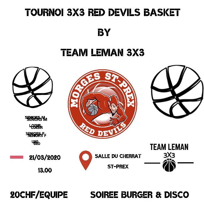 teamleman3x3's tweet image. Tournoi 3x3 du @reddevilsbasket by Team Leman 3x3 👀🔥

👉🏼 play.fiba3x3.com/events/829b22e…