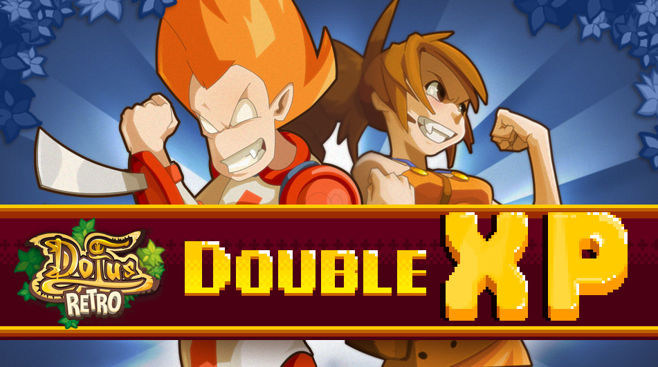 DOFUS_EN's tweet image. It is #DOFUSRetro #DoubleXPWeekend (fights and professions)! Don't waste time, Monday, January 27 at 9 a.m. CET, everything will be back to normal...
