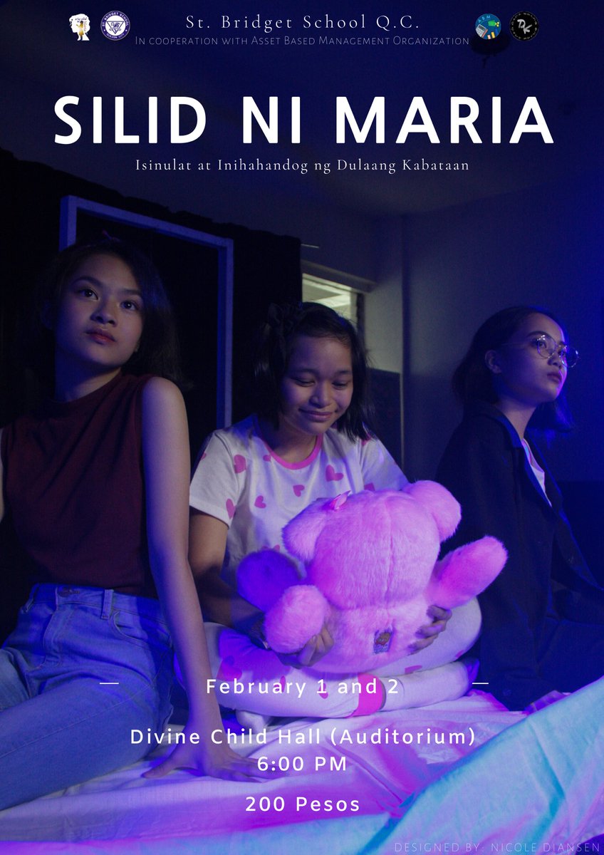 sbs_dk's tweet photo. Handa ka nabang pasukin ang silid?

Halina't buksan ang pintuan patungo sa makulay na buhay ni Maria 

Inihahandog ng Dulaang Kabataan, sa tulong ng Asset-Based Management Organization, ang "Silid ni Maria" sa darating na Enero 31, 2020 hanggang ika-2 ng Pebrero. https://t.co/YhxzTxvphk
