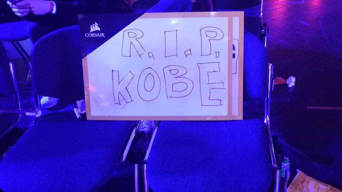 teamsecret's tweet photo. Whoever wins the Major tonight, we still lost a Legend. 

Rest in peace Kobe. https://t.co/Z2HQESCFrF