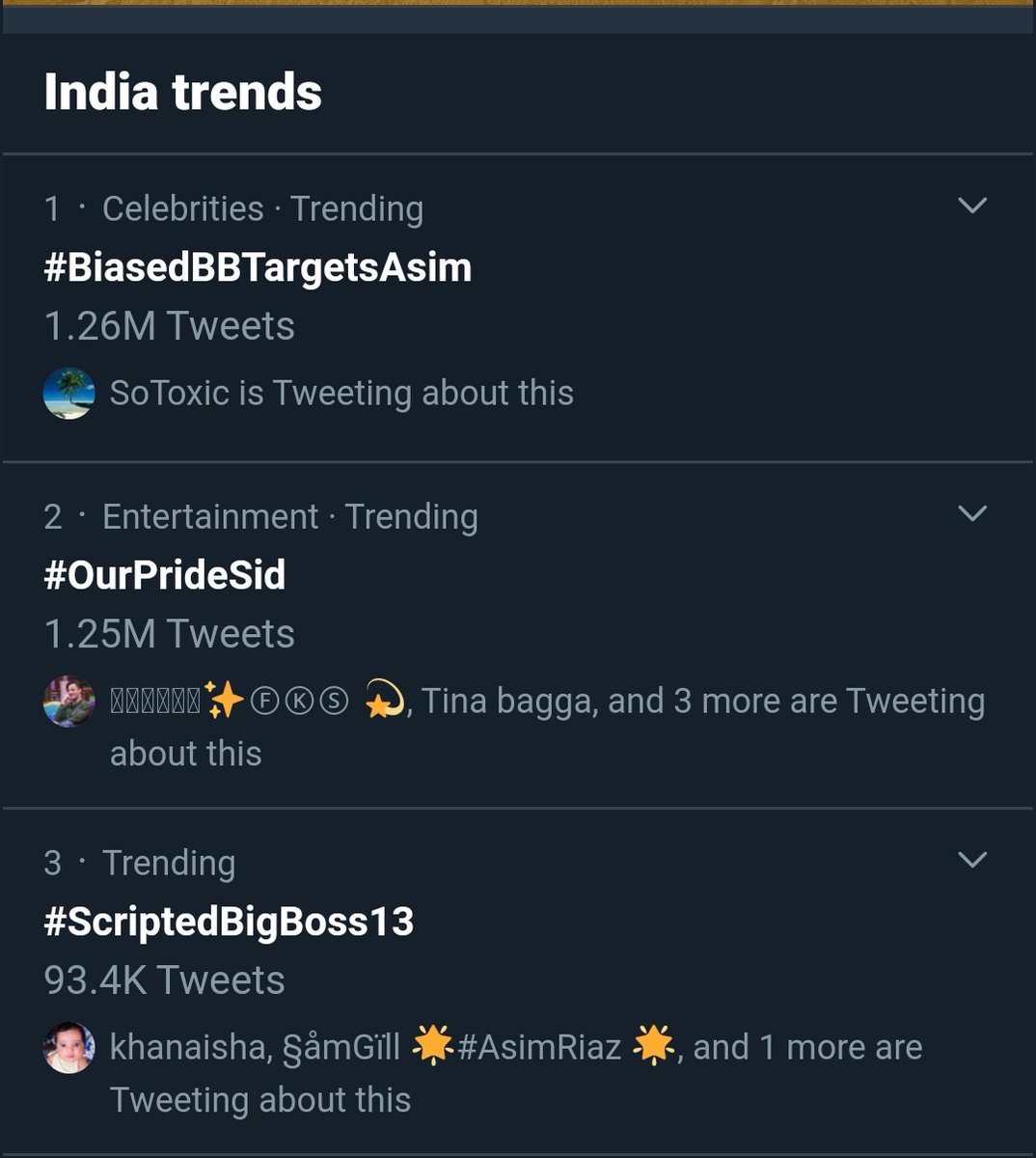 sidgonzalez's tweet image. Raat ko 1 baj gaye hain Bhalu ke bhakts

Till now we are at no.1 So crucial time nikal gaya. And now it doesn't even matter if you go to 1st spot

#ScriptedBigBoss13 #BiasedBBTargetsAsim