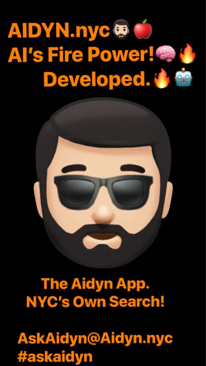 ProfileNYC's tweet photo. https://t.co/YTVVjZYR3n π€π§π»π₯
A.I.βs Fire Power Developed!
The Hub of New York.
#AiDYNnyc #AskAiDYNnyc
https://t.co/HDD3Hup34Aπ±π§ π½
The Digital Mind Of New York City.
#Aidynnyc #AskAidynAnything??π€? https://t.co/CU3bjMNzil