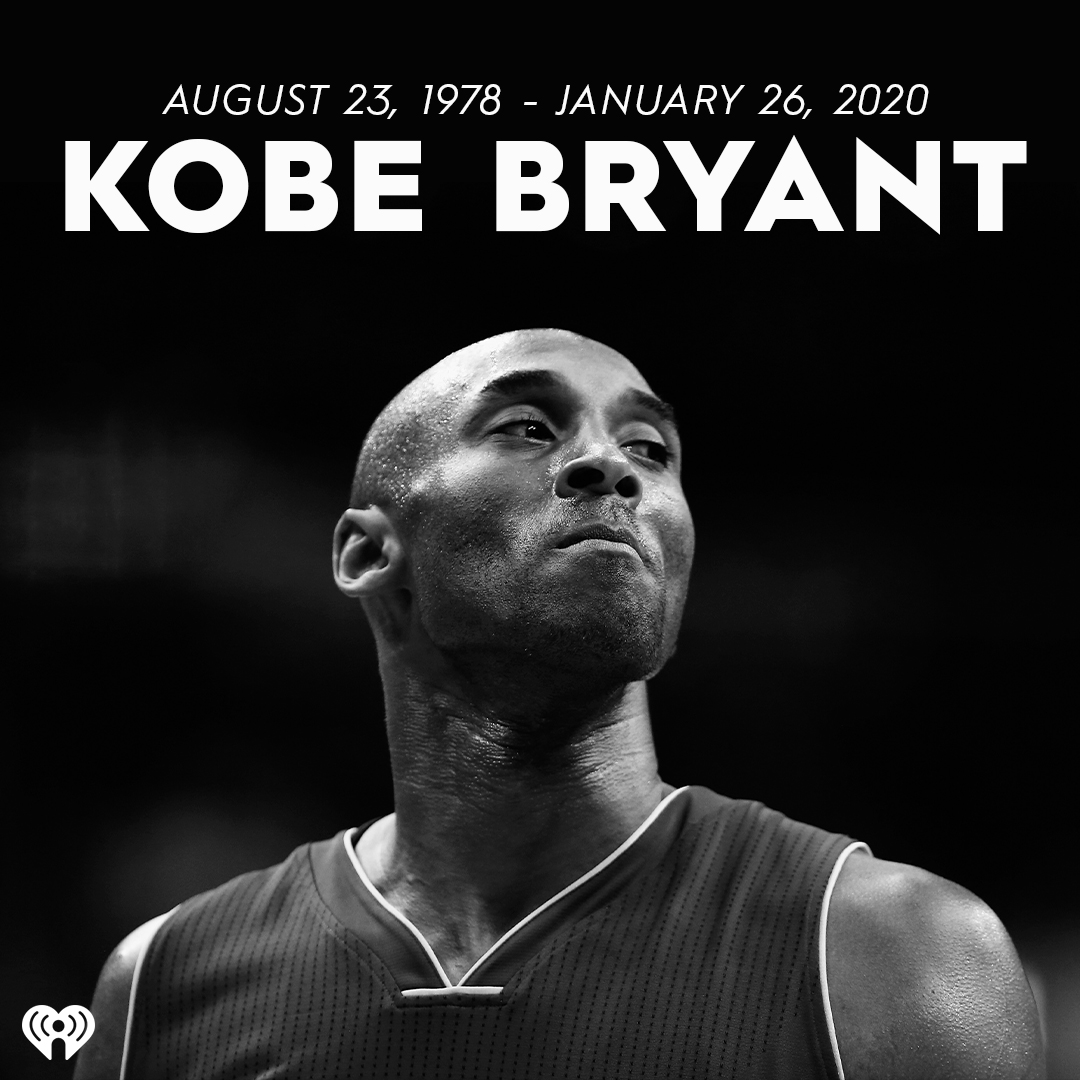 iHeartRadio's tweet image. Rest in peace, Kobe Bryant. 🙏