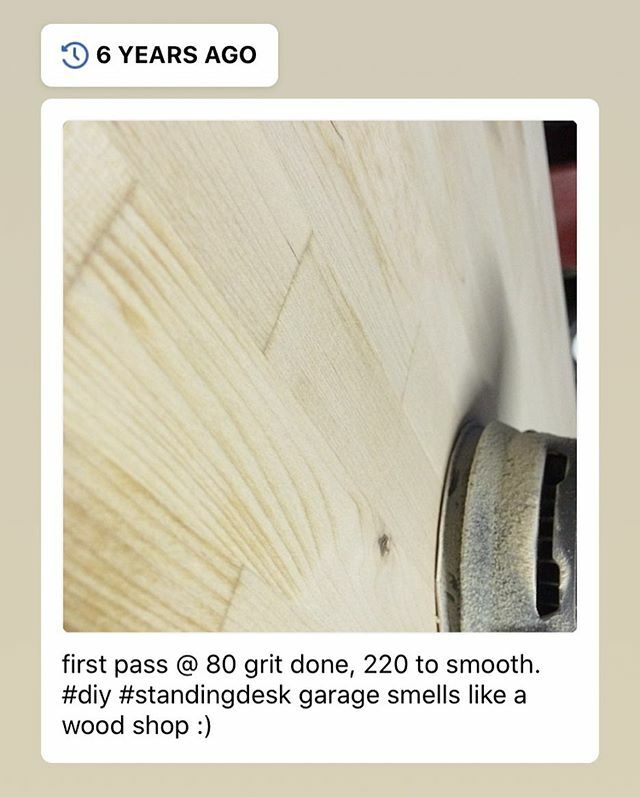 mkngjoy's tweet photo. #bookface kindly reminded my that my woodworking journey started 6 years ago, with this #ikeahack #standingdesk which is still standing strong. #throwback https://t.co/agvzfbaeQj https://t.co/LUy6nTMiMI