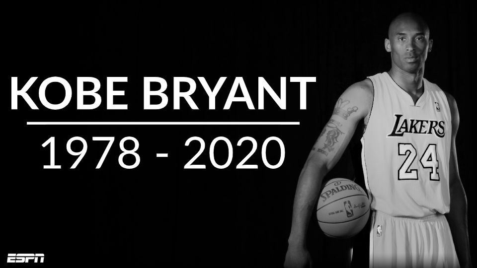 Kobe Bryant morre em acidente de helicóptero, Esportes
