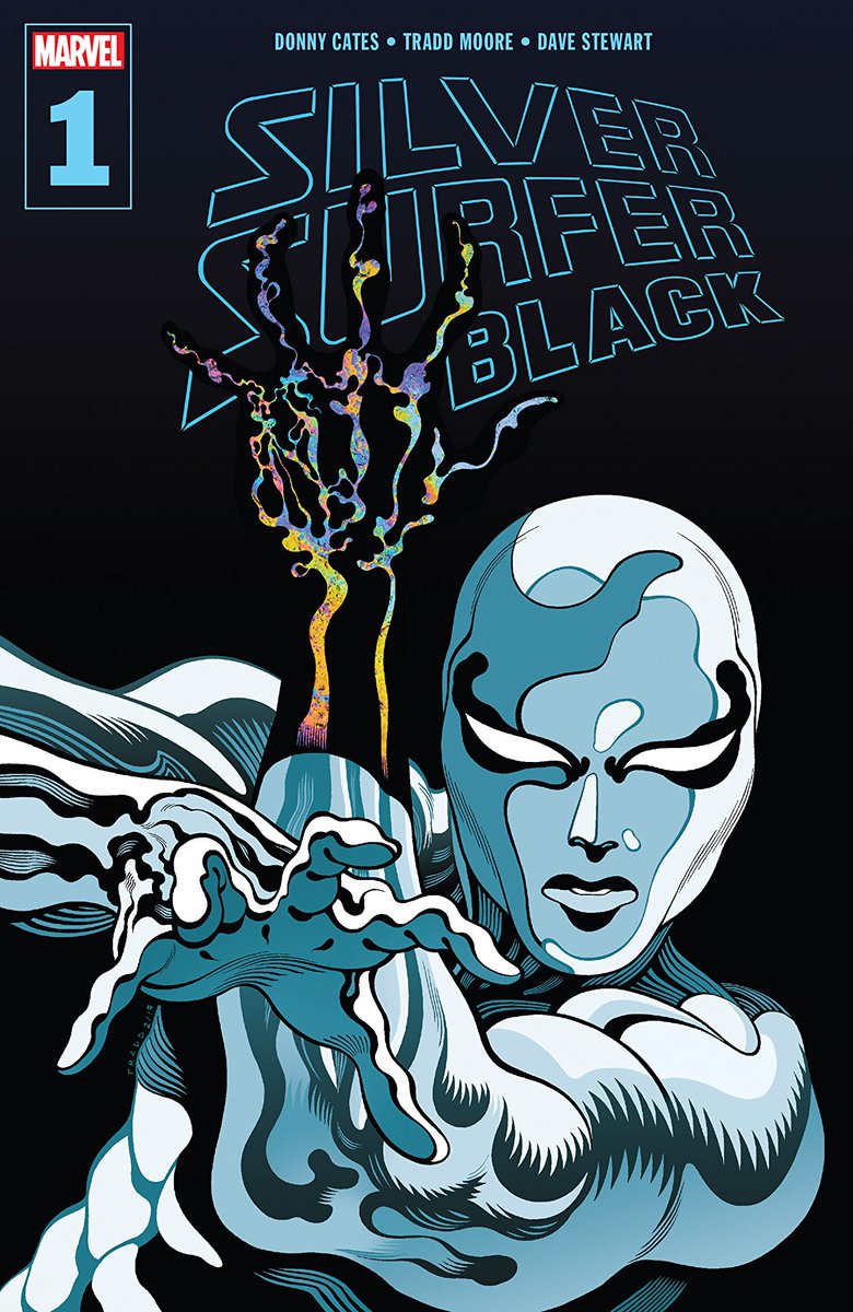 Silver Surfer: Black by Donny Cates, Tradd Moore, and Dave Stewart - Oh boy, it really feels like I just read the best comic I'll read all year. Just one big cosmic punch from Cates and Moore. No idea why comics twitter isn't constantly talking about this. All hail these kings.