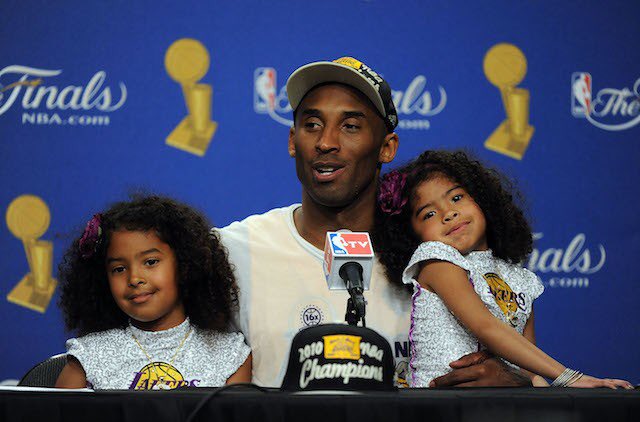 ArmieStrong's tweet photo. I will always remember Kobe as a champion, a fierce competitor, Oscar winner and more importantly a father! #RespectMamba https://t.co/OGEEf8YaN3